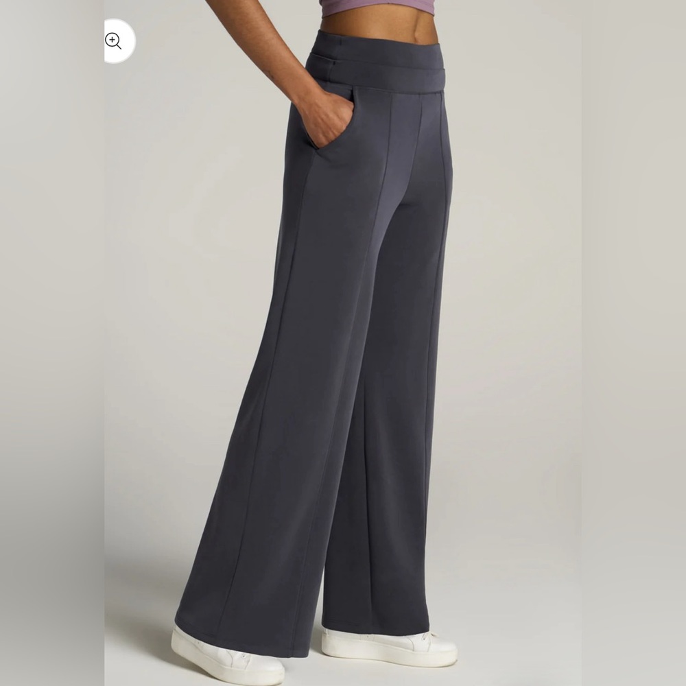 American Tall Athleisure Wide Leg Ultra High Rise Pants for Tall Women